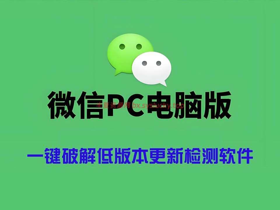 图片[3]-一键轻松绕过VX电脑端低版本强制更新检测破解软件-半夏资源网